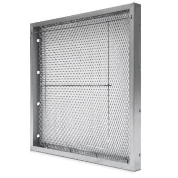 25 X 25 X 1 Nominal Galvanized Steel Filter Media Pad-Holding Frame With Retainer Gate, American Metal Filter, Mfr#: HPOG102525